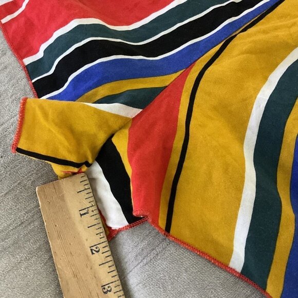 Windsor Colorful Striped Open Tie front One piece Romper Small S - Picture 11 of 11